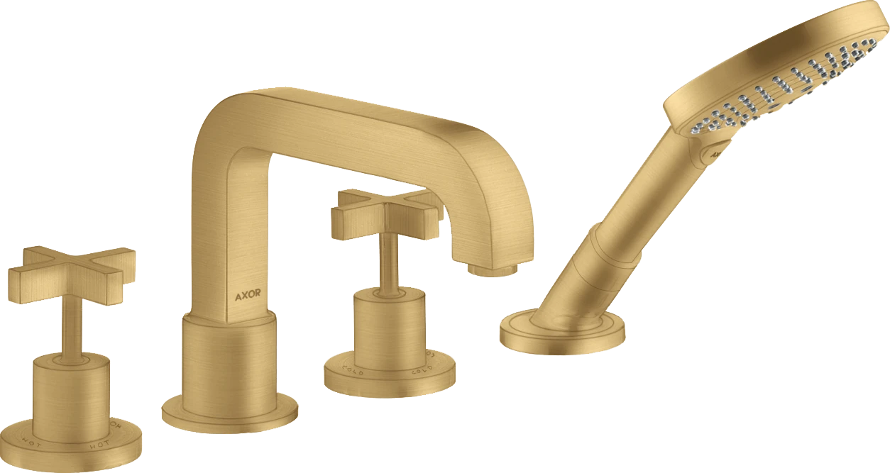 Axor Citterio Bath Mixers Concealed 504 X 263 X 128mm Gold - Brushed
