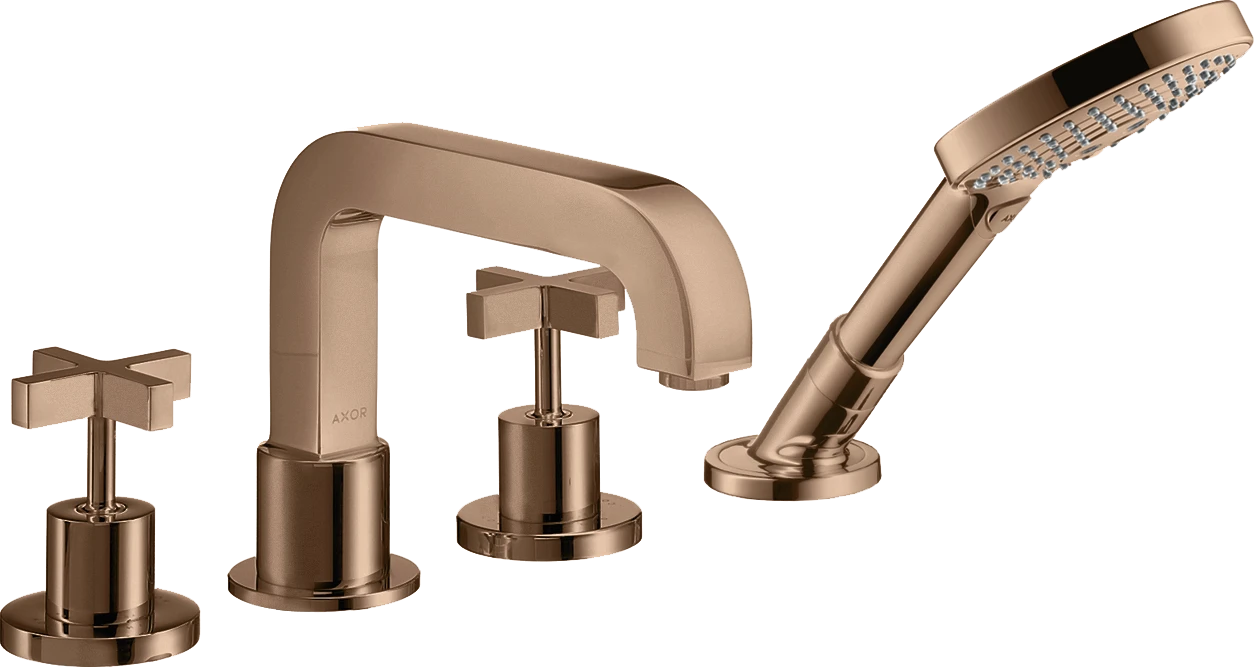Axor Citterio Bath Mixers Concealed 504 X 263 X 128mm Rose Gold/gold - Polished