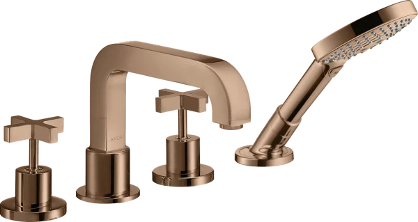 Axor Citterio Bath Mixers Concealed 504 X 263 X 128mm Rose Gold/gold - Polished