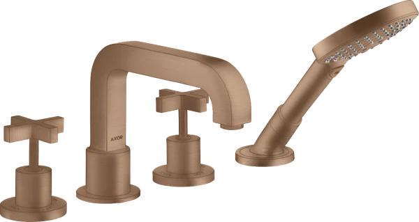 Axor Citterio Bath Mixers Concealed 504 X 263 X 128mm Rose Gold/gold - Brushed