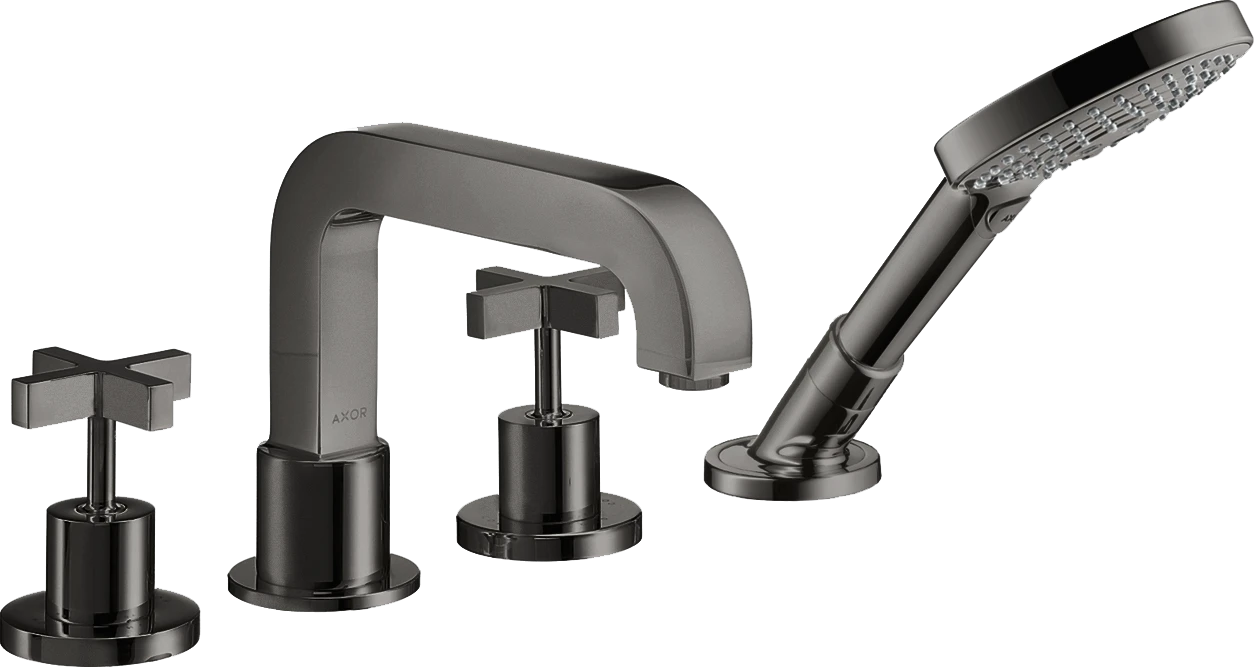 Axor Citterio Bath Mixers Concealed 504 X 263 X 128mm Gunmetal/chrome - Polished