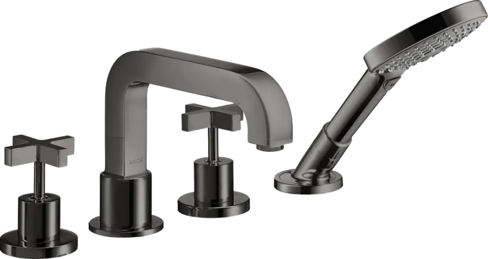 Axor Citterio Bath Mixers Concealed 504 X 263 X 128mm Gunmetal/chrome - Polished product image - Image 1