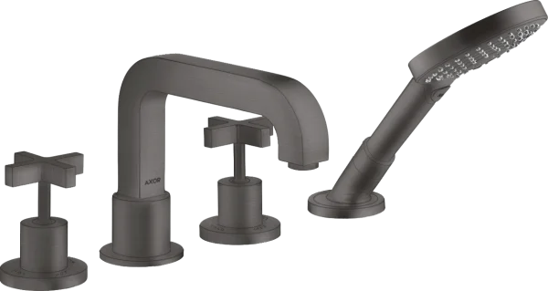 Axor Citterio Bath Mixers Concealed 504 X 263 X 128mm Gunmetal/chrome - Brushed