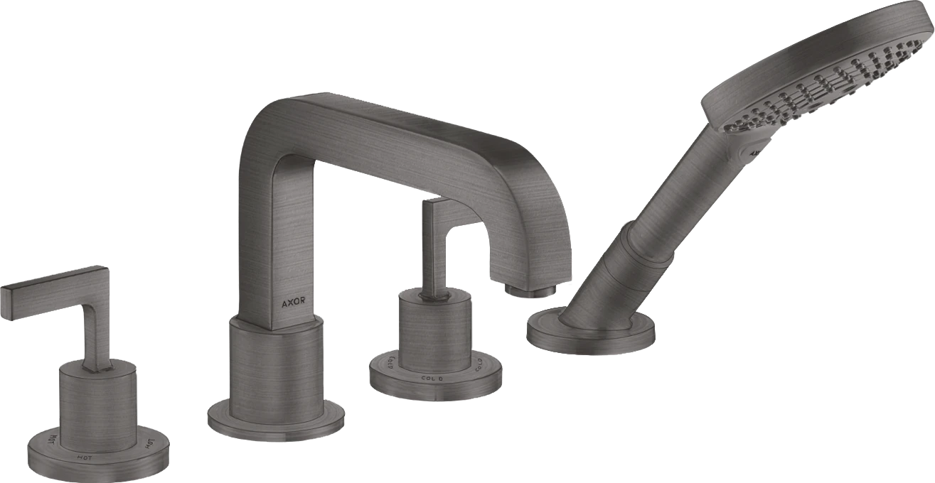 Axor Citterio Bath Mixers Concealed 504 X 263 X 128mm Gunmetal/chrome - Brushed