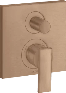 Axor Citterio Bath Mixers Concealed 217 X 187 X 135mm Rose Gold/gold - Brushed