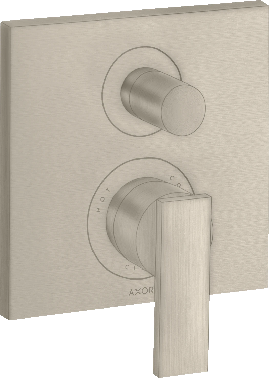 Axor Citterio Bath Mixers Concealed 217 X 187 X 135mm Nickel - Brushed