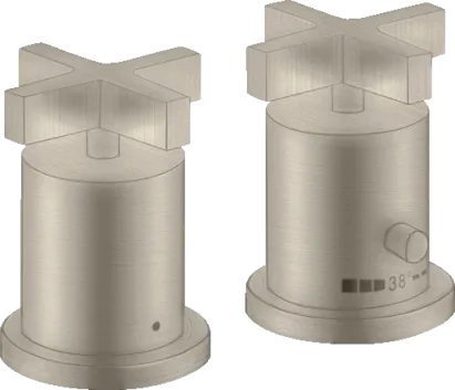 Axor Citterio Thermostatic Bath Filler Concealed 130 X 110 X 87mm Nickel - Brushed product image - Image 1