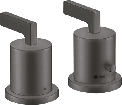 Axor Citterio Thermostatic Bath Filler Concealed 130 X 110 X 87mm Gunmetal/chrome - Brushed product image - Image 1
