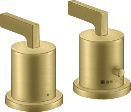 Axor Citterio Thermostatic Bath Filler Concealed 130 X 110 X 87mm Brass - Brushed product image - Image 1