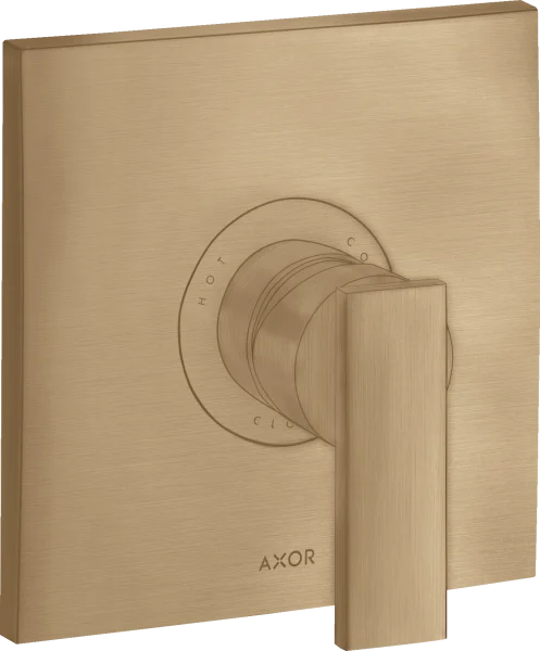 Axor Citterio Shower Mixers Concealed 217 X 187 X 135mm Bronze - Brushed