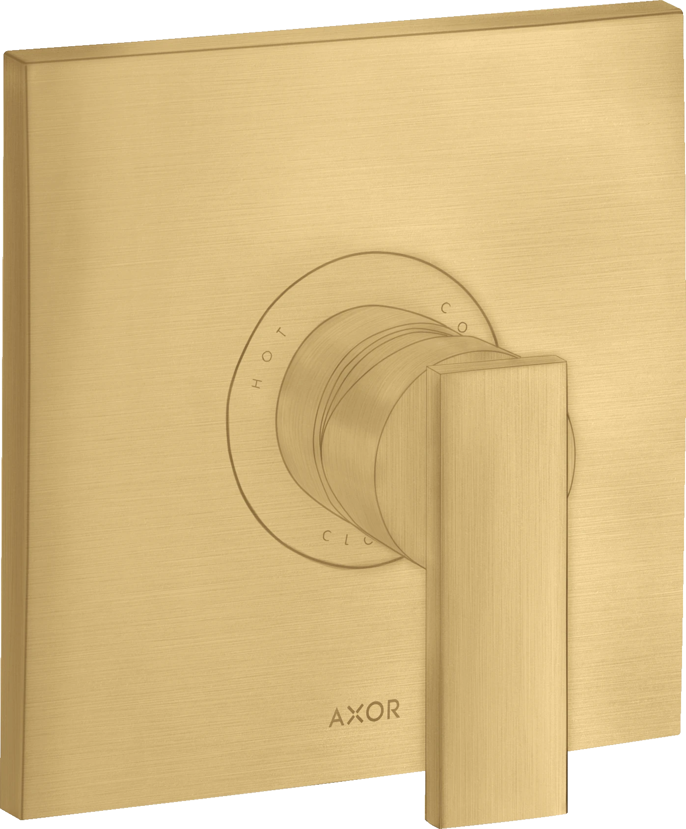 Axor Citterio Shower Mixers Concealed 217 X 187 X 135mm Gold - Brushed