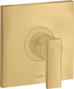 Axor Citterio Shower Mixers Concealed 217 X 187 X 135mm Gold - Brushed