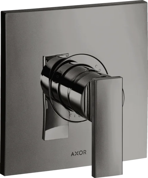 Axor Citterio Shower Mixers Concealed 217 X 187 X 135mm Gunmetal/chrome - Polished