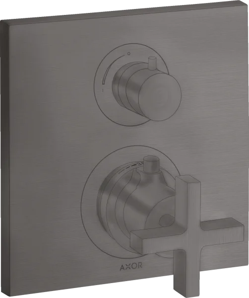 Axor Citterio Thermostatic Mixer For Concealed Installation With Shut-off Valve And Cross Handle