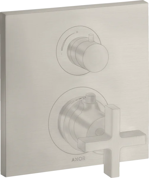 Axor Citterio Thermostatic Shower Mixer Concealed 217 X 187 X 135mm Stainless Steel