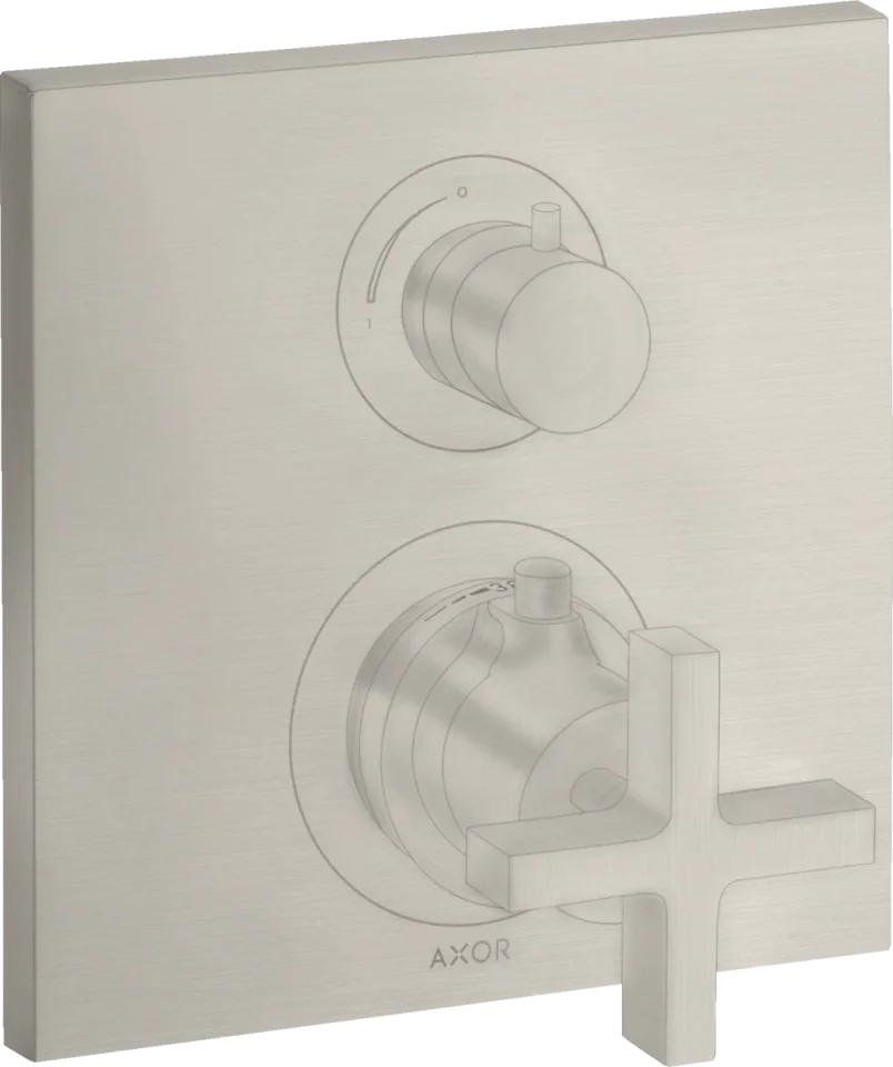 Axor Citterio Thermostatic Shower Mixer Concealed 217 X 187 X 135mm Stainless Steel product image - Image 1