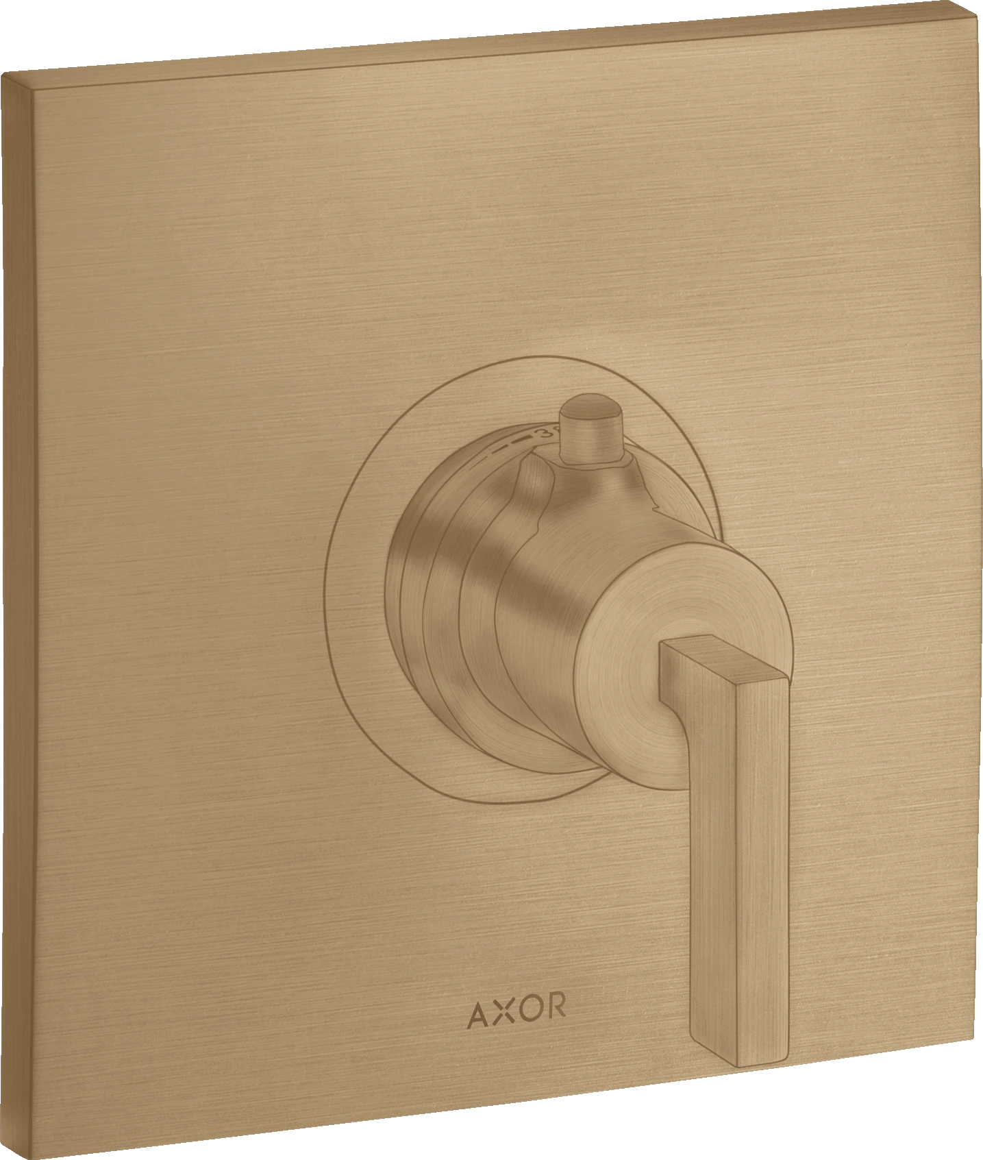 Axor Citterio Thermostatic Shower Mixer Concealed 217 X 187 X 135mm Bronze - Brushed