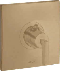 Axor Citterio Thermostatic Shower Mixer Concealed 217 X 187 X 135mm Bronze - Brushed