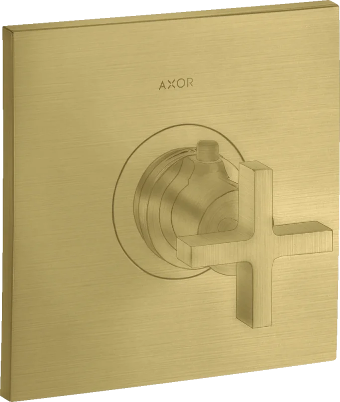 Axor Citterio Thermostatic Shower Mixer Concealed 217 X 187 X 135mm Brass - Brushed product image - Image 1