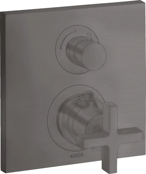 Axor Citterio Thermostatic Mixer For Concealed Installation With Shut-off / Diverter Valve And Cross Handle