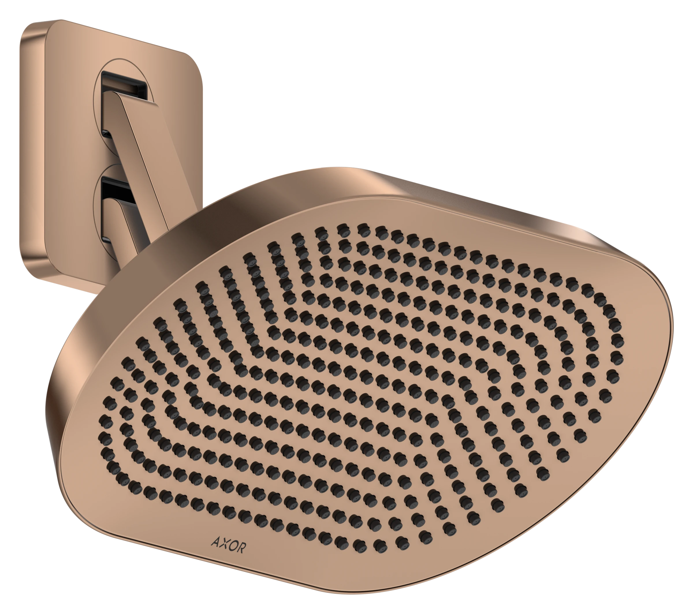 Axor Showersphere Overhead Showers 670 X 390 X 165mm Rose Gold/gold - Polished