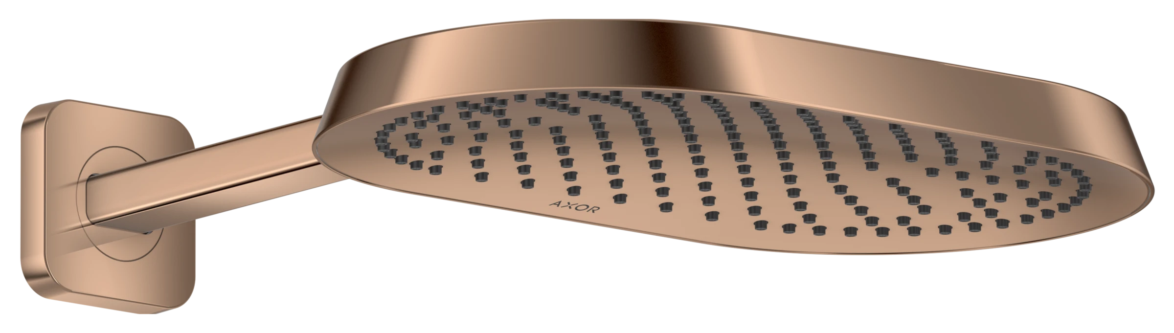 Axor Showersphere Overhead Showers 670 X 390 X 165mm Rose Gold/gold - Polished