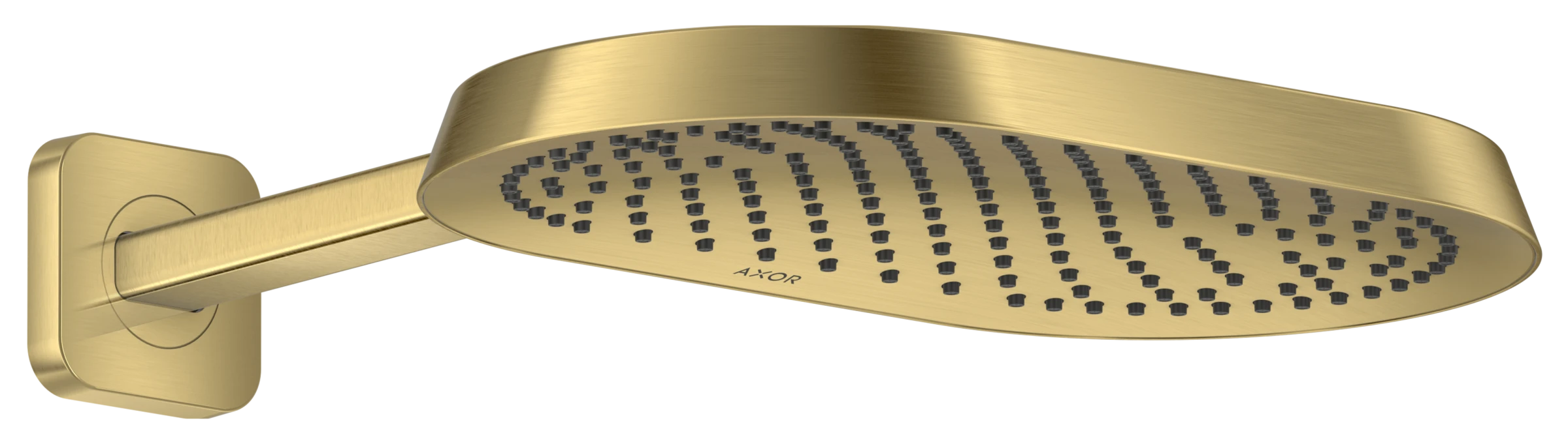 Axor Showersphere Overhead Showers 670 X 390 X 165mm Brass - Brushed