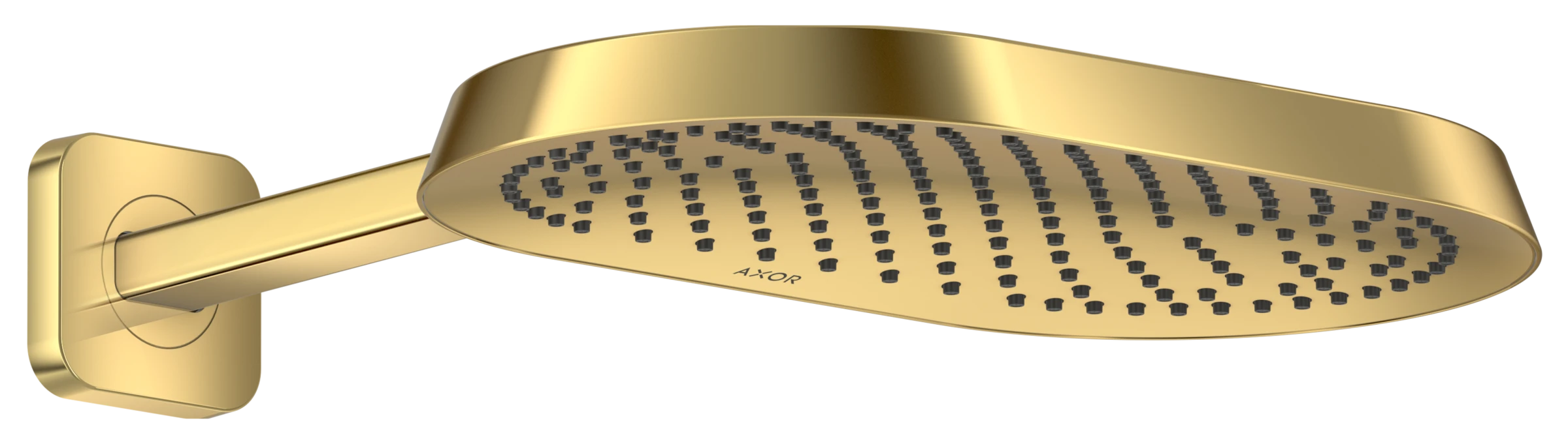 Axor Showersphere Overhead Showers 670 X 390 X 165mm Gold - Polished