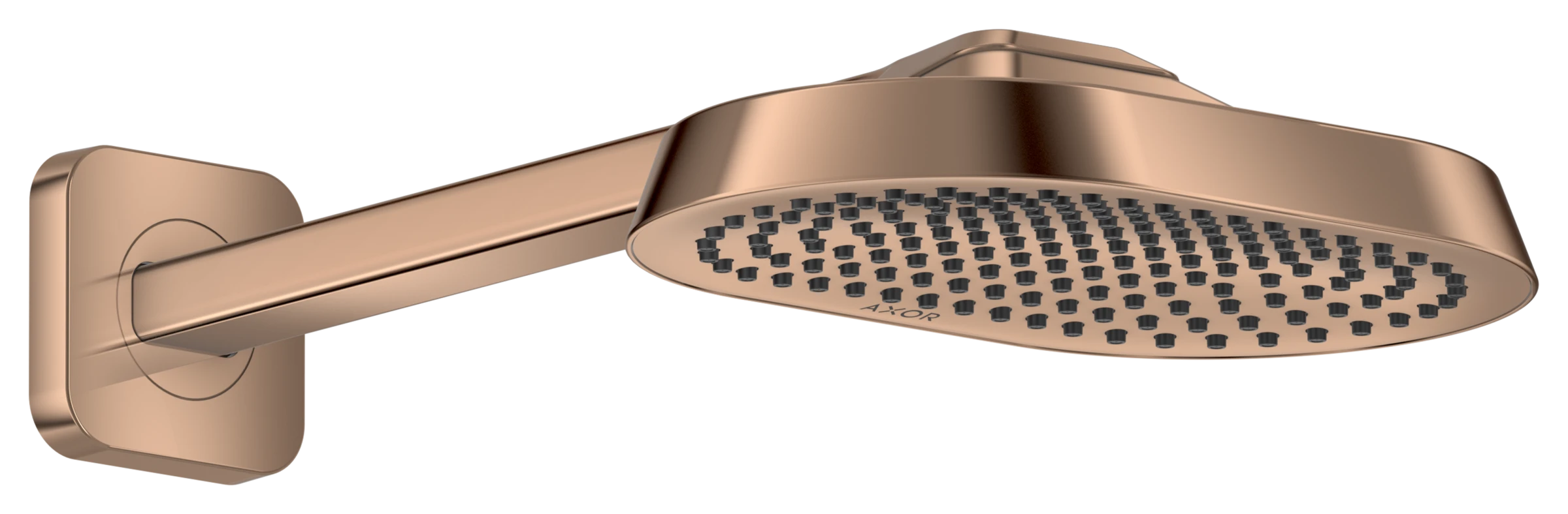 Axor Showersphere Overhead Showers 670 X 390 X 165mm Rose Gold/gold - Polished