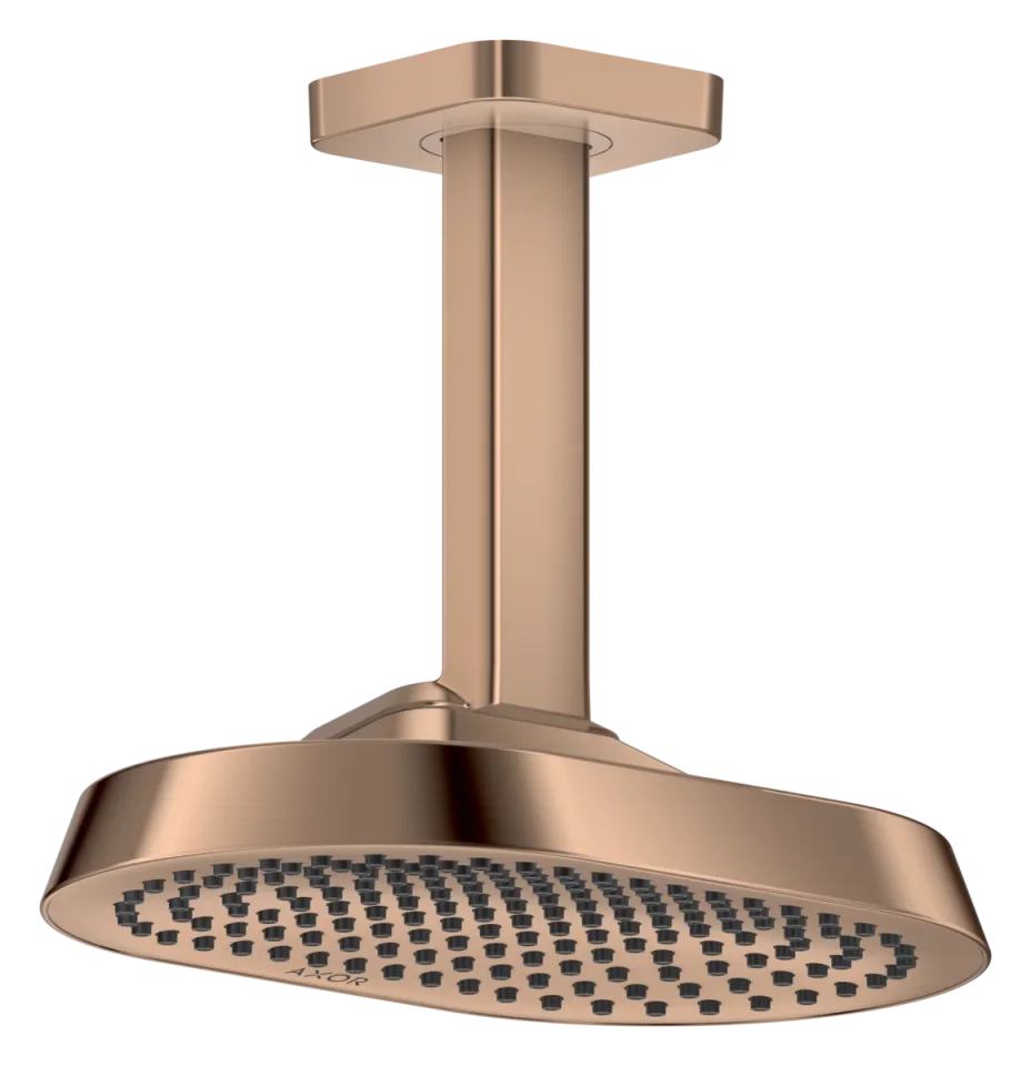 Axor Showersphere Overhead Showers 670 X 390 X 165mm Rose Gold/gold - Polished product image - Image 1