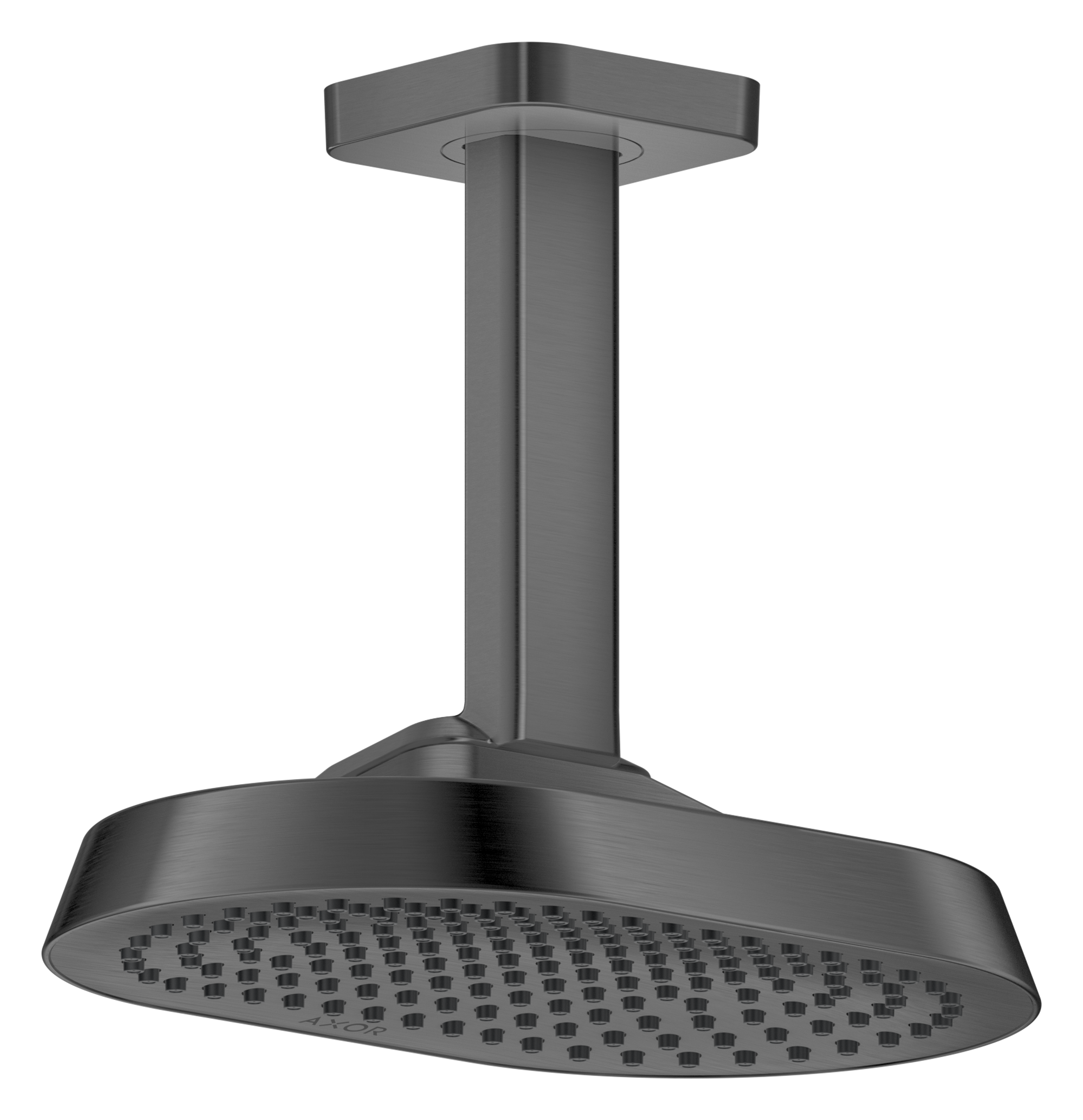 Axor Showersphere Overhead Showers 670 X 390 X 165mm Gunmetal/chrome - Brushed product image - Image 2