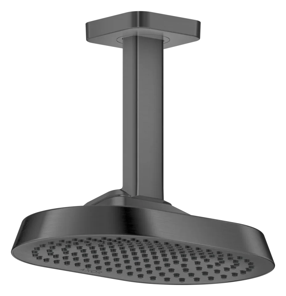 Axor Showersphere Overhead Showers 670 X 390 X 165mm Gunmetal/chrome - Brushed product image - Image 1