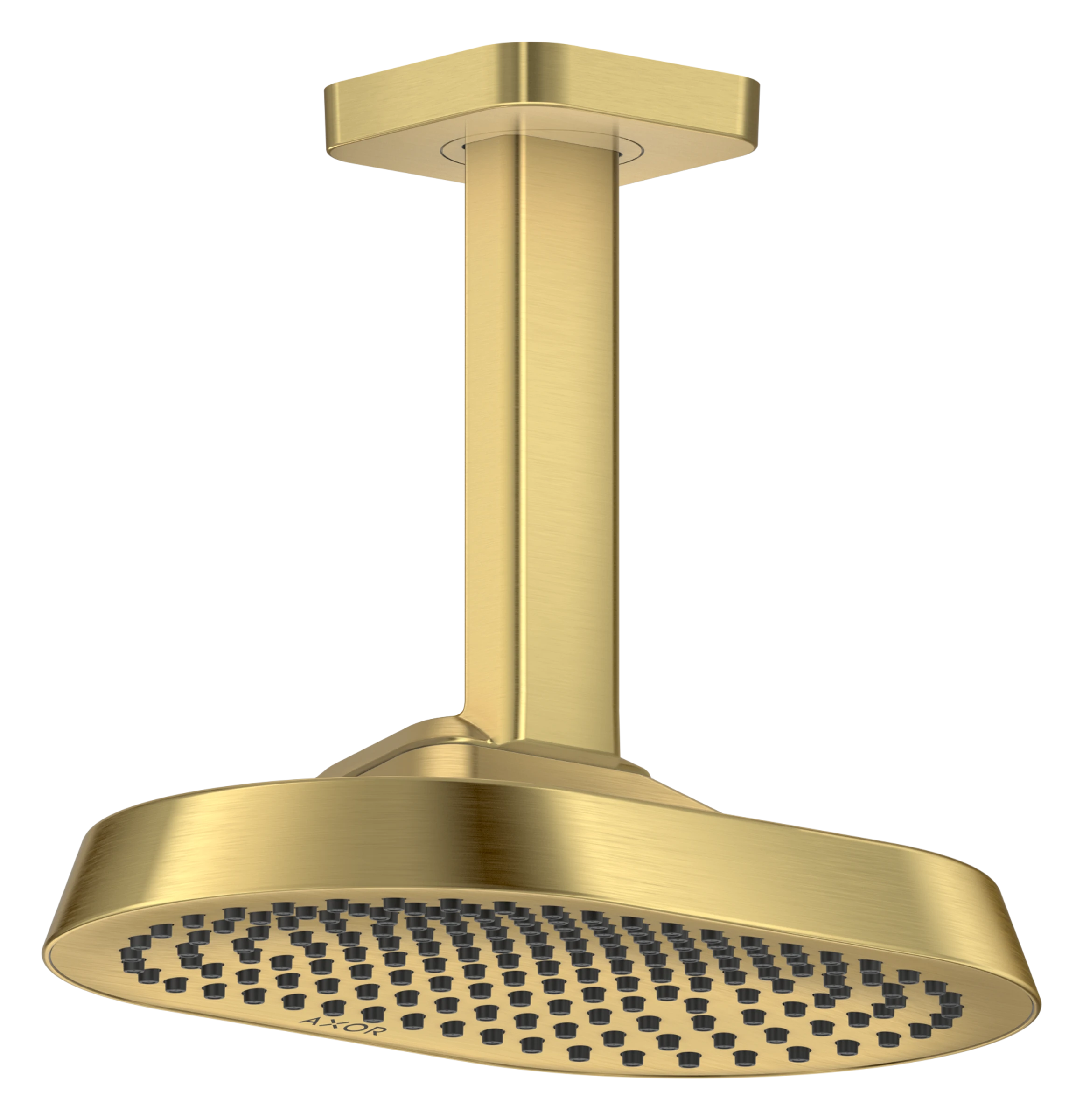 Axor Showersphere Overhead Showers 670 X 390 X 165mm Gold - Brushed