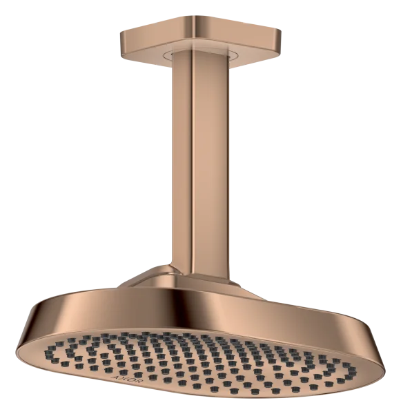 Axor Showersphere Overhead Showers 670 X 390 X 165mm Rose Gold/gold - Polished