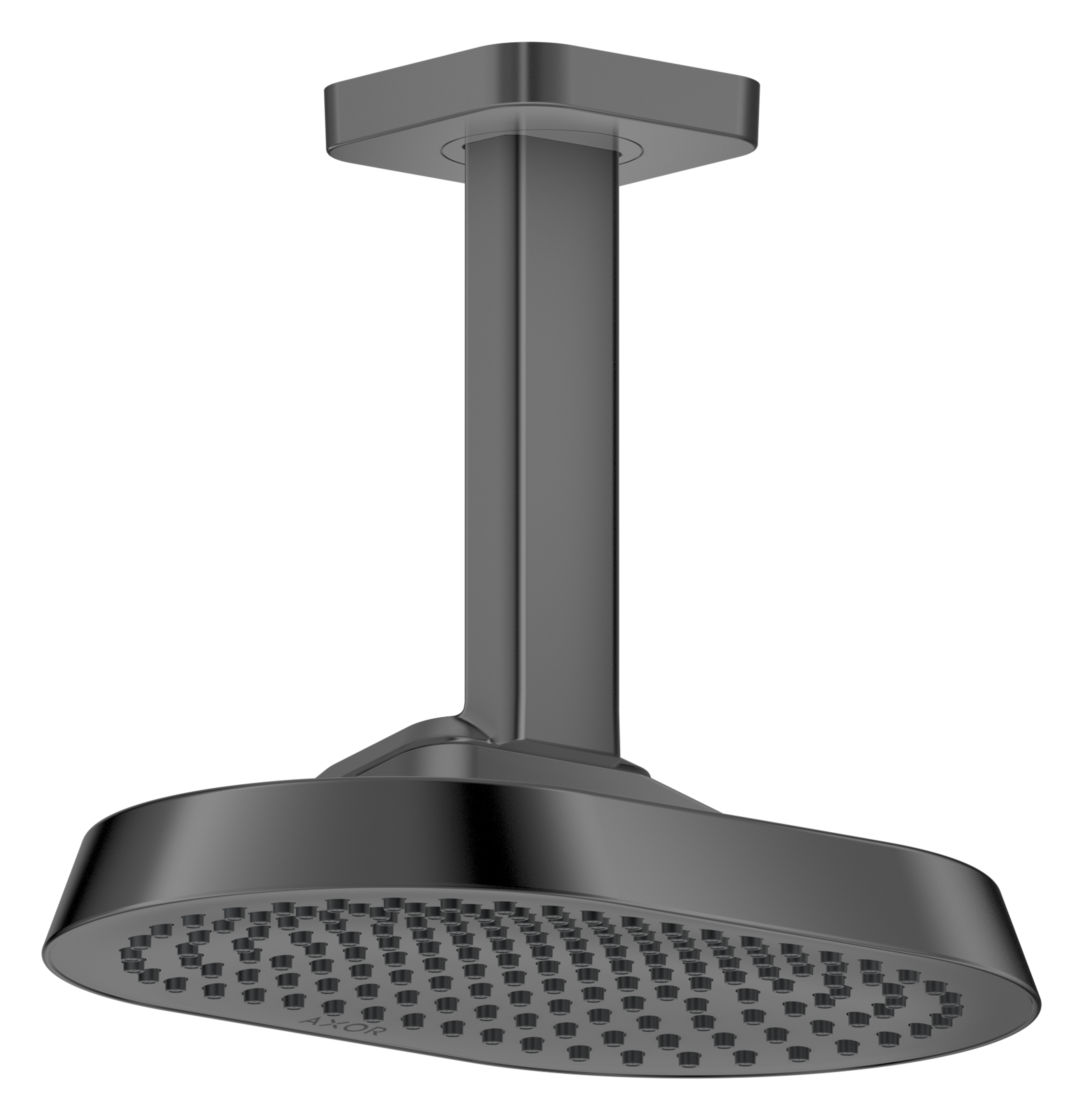 Axor Showersphere Overhead Showers 670 X 390 X 165mm Gunmetal/chrome - Polished product image - Image 2