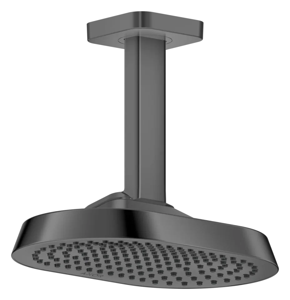 Axor Showersphere Overhead Showers 670 X 390 X 165mm Gunmetal/chrome - Polished product image - Image 1