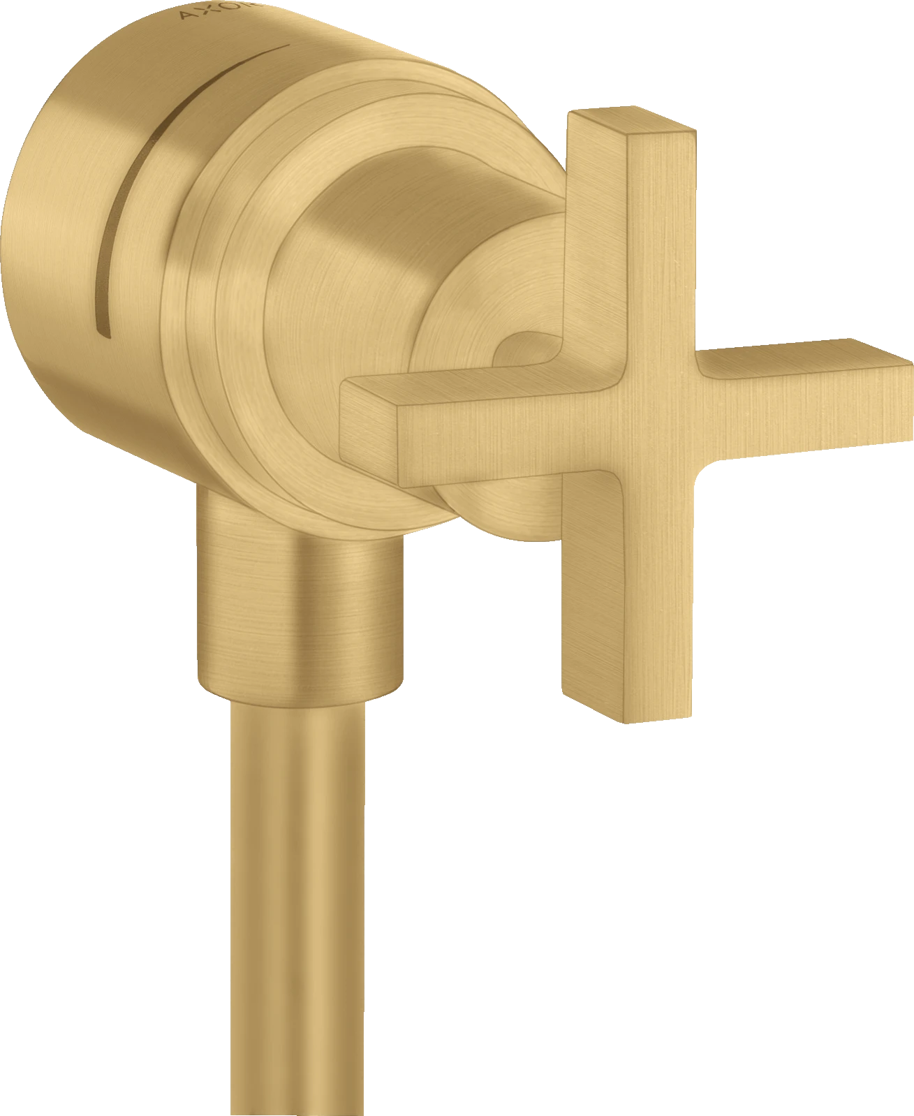 Axor Citterio Shut-off Valves 217 X 78 X 75mm Gold - Brushed