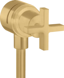 Axor Citterio Shut-off Valves 217 X 78 X 75mm Gold - Brushed