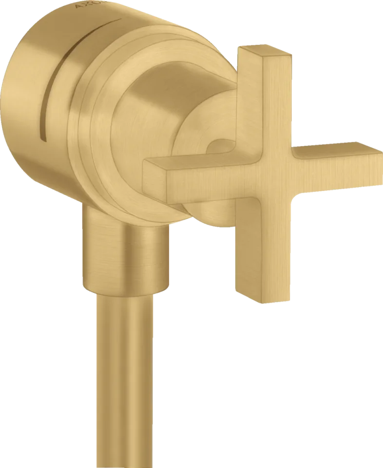 Axor Citterio Shut-off Valves 217 X 78 X 75mm Gold - Brushed product image - Image 1