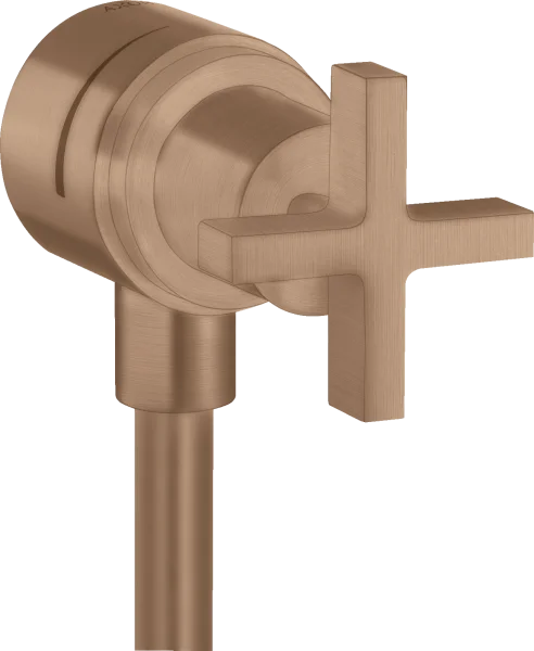 Axor Citterio Shut-off Valves 217 X 78 X 75mm Rose Gold/gold - Brushed