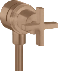Axor Citterio Shut-off Valves 217 X 78 X 75mm Rose Gold/gold - Brushed