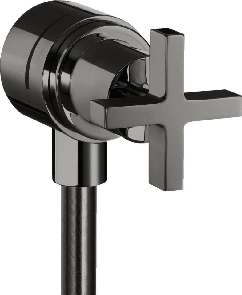 Axor Citterio Shut-off Valves 217 X 78 X 75mm Gunmetal/chrome - Polished product image - Image 1