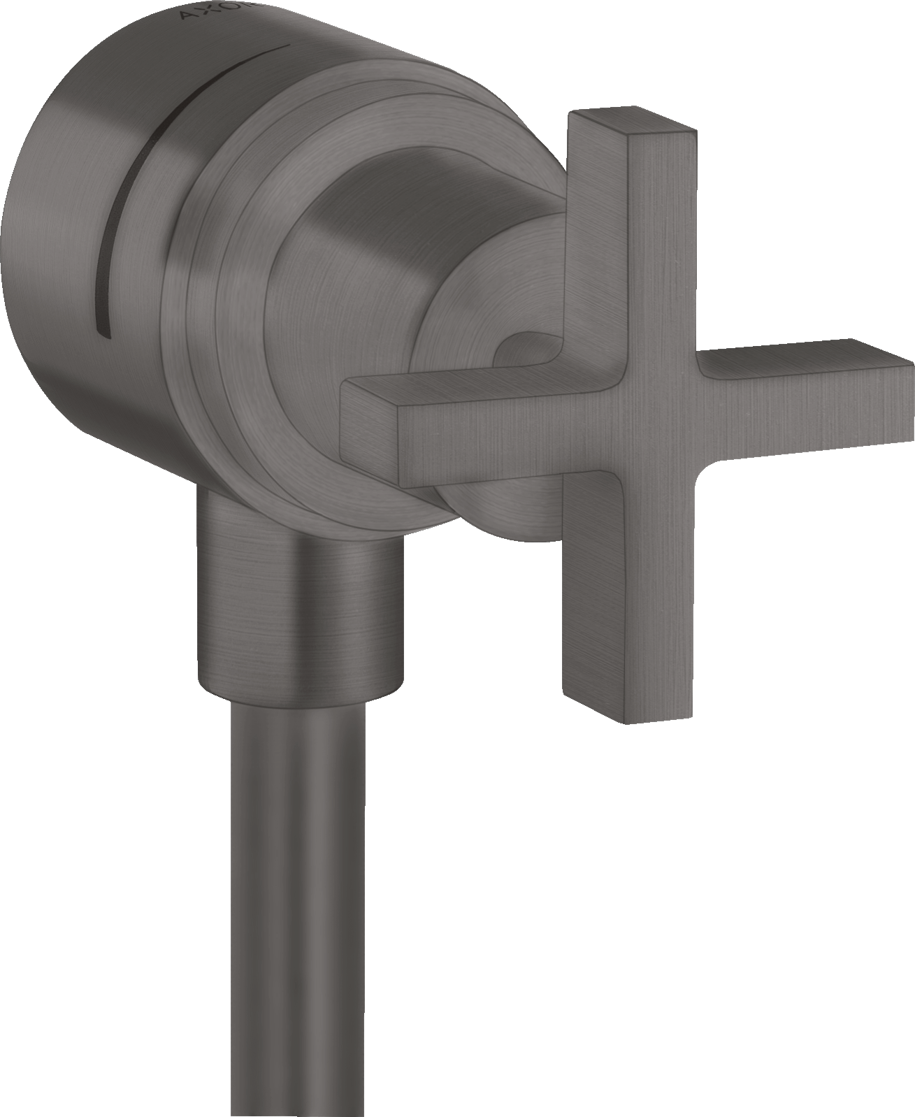 Axor Citterio Shut-off Valves 217 X 78 X 75mm Gunmetal/chrome - Brushed