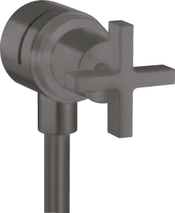 Axor Citterio Shut-off Valves 217 X 78 X 75mm Gunmetal/chrome - Brushed