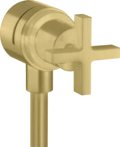 Axor Citterio Shut-off Valves 217 X 78 X 75mm Brass - Brushed