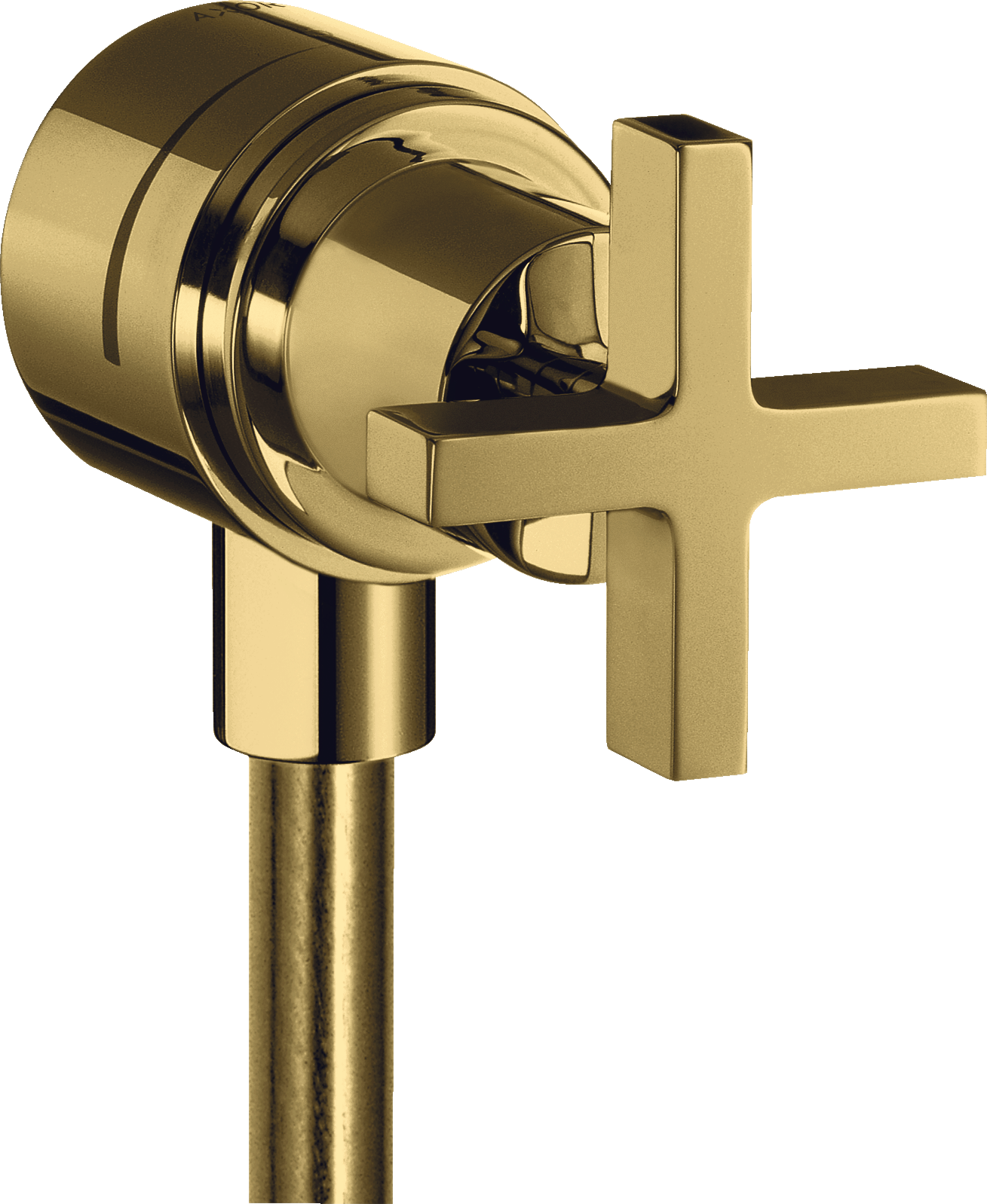 Axor Citterio Shut-off Valves 217 X 78 X 75mm Gold - Polished