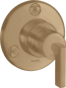 Axor Citterio Manual Shut-off & Diverter Valves 130 X 110 X 87mm Bronze - Brushed