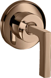 Axor Citterio Shut-off Valves 130 X 110 X 87mm Rose Gold/gold - Polished