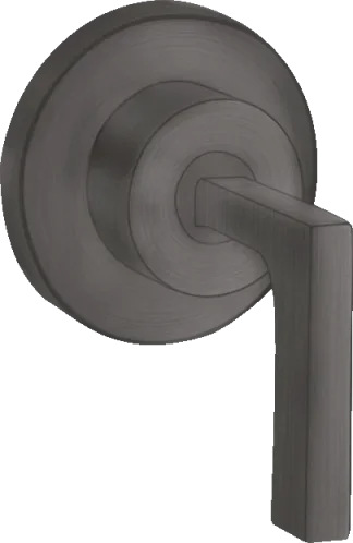 Axor Citterio Shut-off Valves 130 X 110 X 87mm Gunmetal/chrome - Brushed product image - Image 1