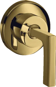 Axor Citterio Shut-off Valves 130 X 110 X 87mm Gold - Polished